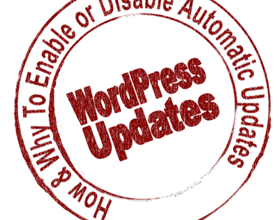 WordPress Auto Update circle stamp image