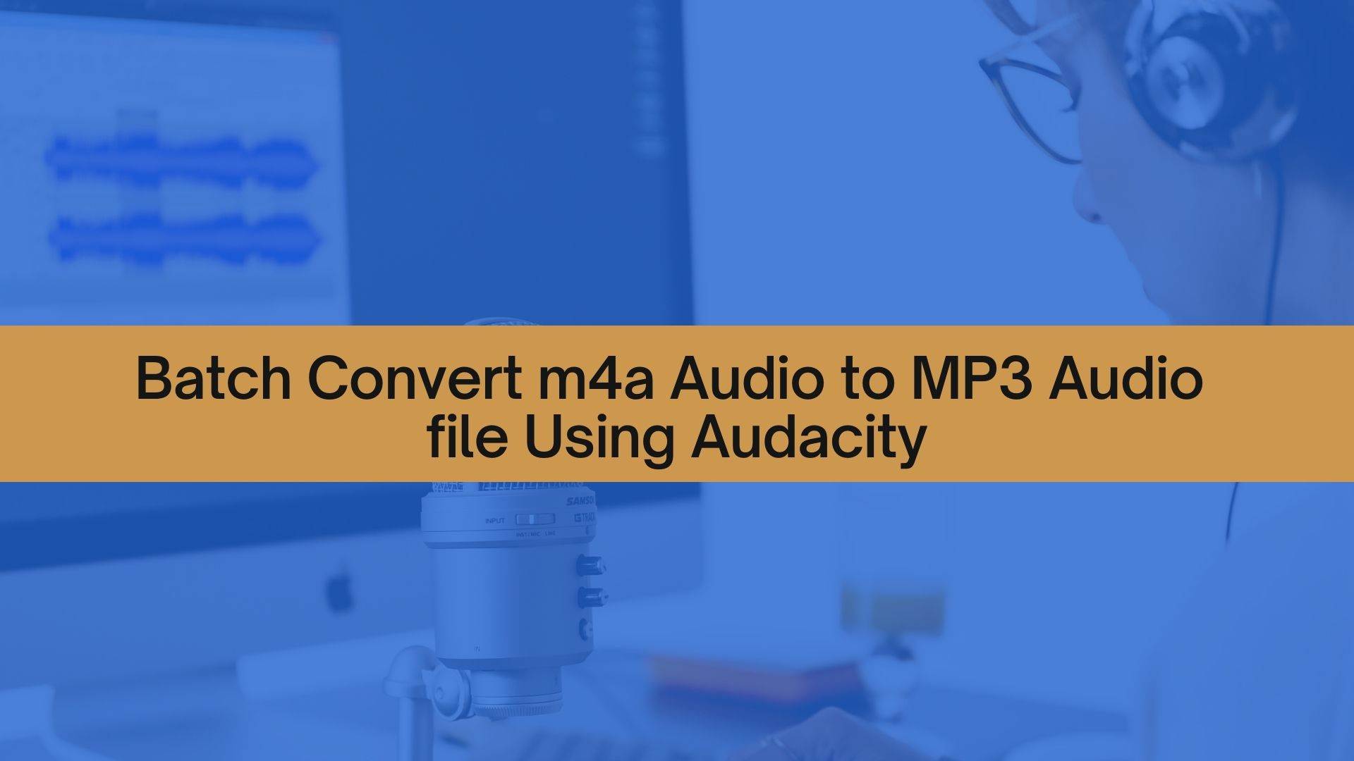 PLRVD How To Batch Convert M4A audio files into MP3 Audio Files