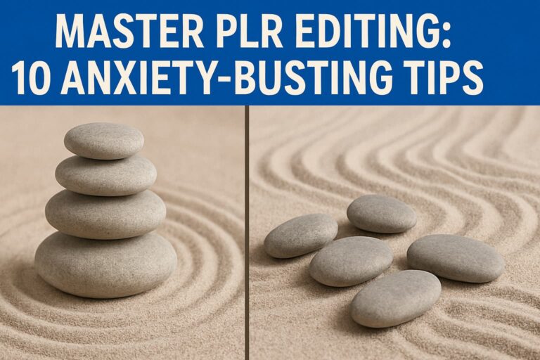 PLR Video Direct 10 Anxiety-Busting tips PLR Editing