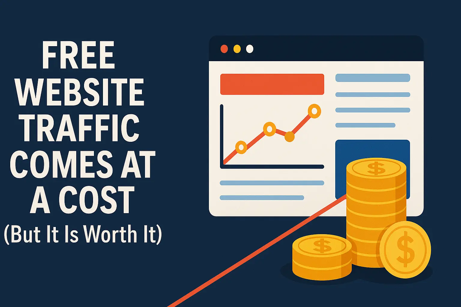 Free Traffic for your website is Not Free but here is how to make it worth it.